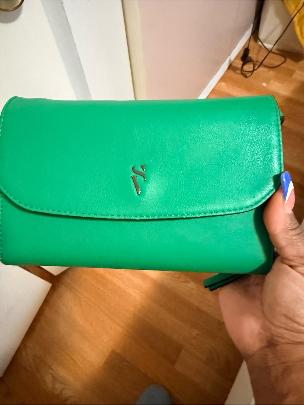 Simply Vera Vera Wang Emerald Green Mini Crossbody Clutch